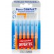 Inava Mono Compact 6 Interdental Brushes Orange 1.2 mm 3577056020834