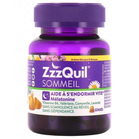 ZzzQuil Sleep 30 Gummies Mango Banana 8006540795620