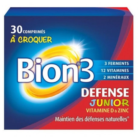 Bion3 Defense Junior 30 Chewable Tablets 3401546294040