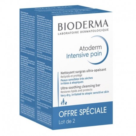 Bioderma Atoderm Intensive Pain Nettoyant Surgras Ultra-Apaisant 2 x 150 g 3401577689808