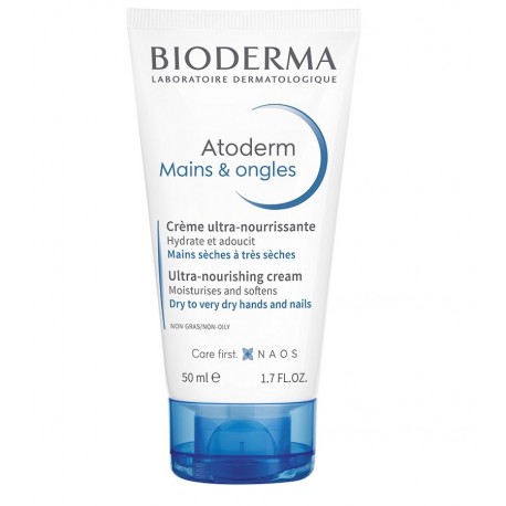 Bioderma Atoderm Hands & Nails Ultra-Nourishing Cream 50 ml 3701129804193