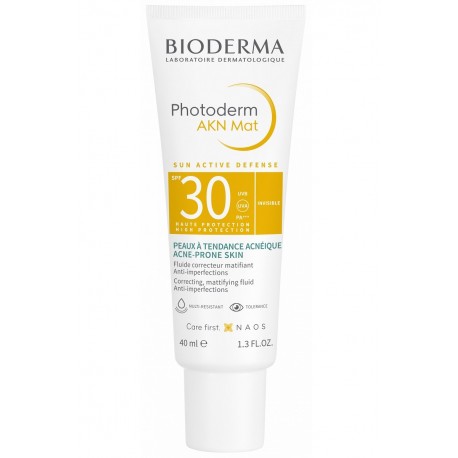 Bioderma Photoderm AKN Mat SPF30 Fluide Correcteur Matifiant 40 ml 3701129803691