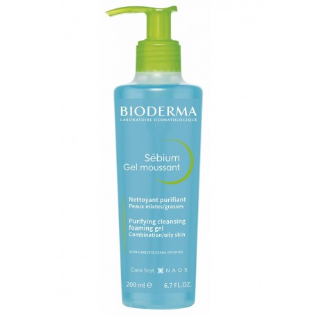 Bioderma Sébium Gel Moussant 200 ml 3700281700367