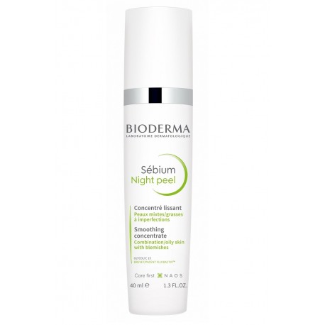 Bioderma Sebium Night Peel Smoothing Concentrate 40 ml 3701129801369