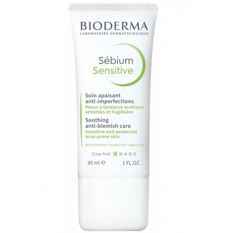 Bioderma Sebium Sensitive Soothing Anti-Blemish Care 30 ml 3401360106994