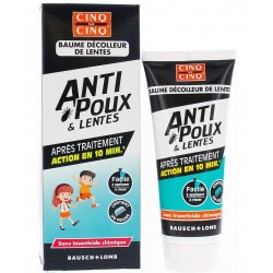 Cinq Sur Cinq Baume Décolleur de Lentes Anti Poux & Lentes 100 ml 3614790000194