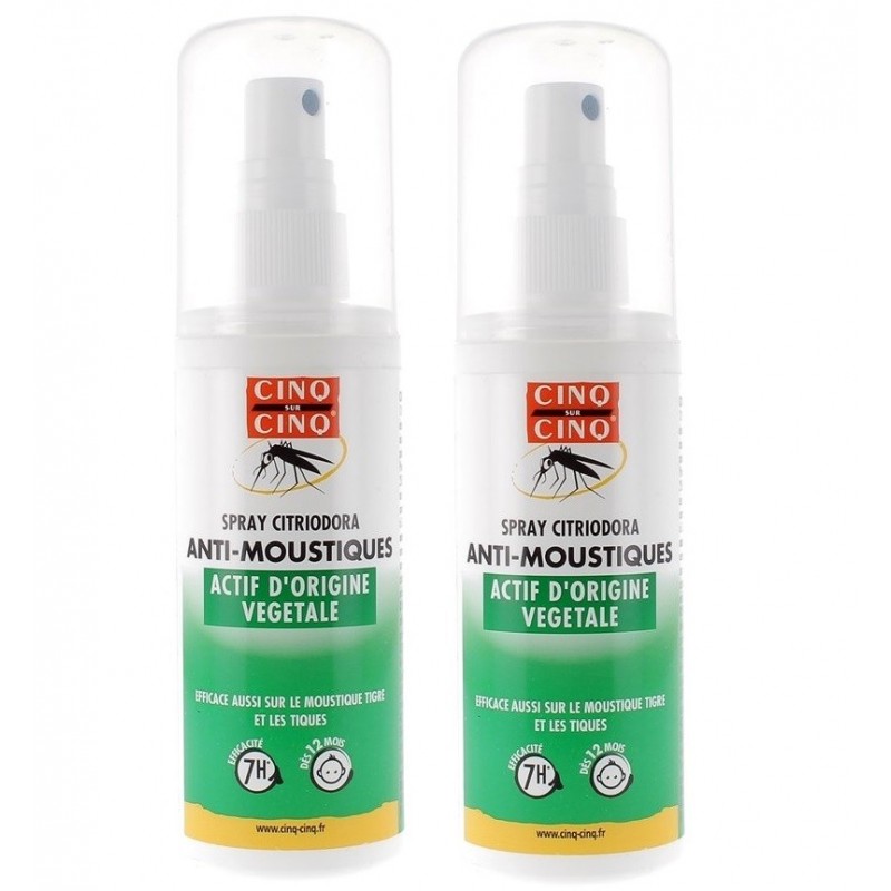 Cinq sur cinq Spray Anti-moustiques Tissus 100ml