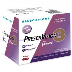 Bausch + Lomb Preservision 3 Femme 180 Capsules