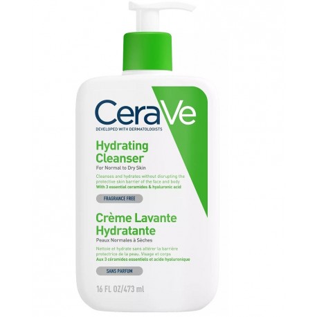 CeraVe Crème Lavante Hydratante 473 ml 3337875597333