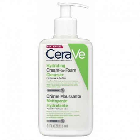 CeraVe Crème Moussante Nettoyante Hydratante 236 ml 3337875743563