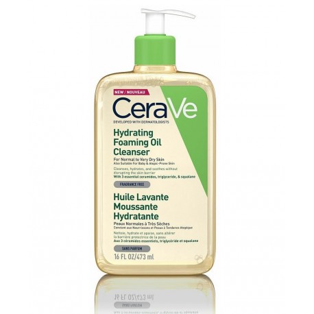 CeraVe Huile Lavante Moussante Hydratante 473 ml 3337875773447