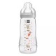 Mam Easy Active Biberon 2ème Âge 330 ml Tétine Débit X Space Aventure Stone 9001616672507