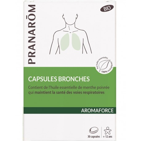 Pranarôm Aromaforce Capsules Bronches 30 Capsules 5420008527883