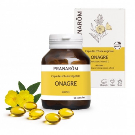Pranarôm Capsules d'Huile Végétale Onagre 60 Capsules 5420008537325