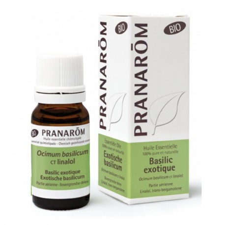 Pranarôm Essential Oil Basil CT Linalol Organic 10 ml 5420008529238