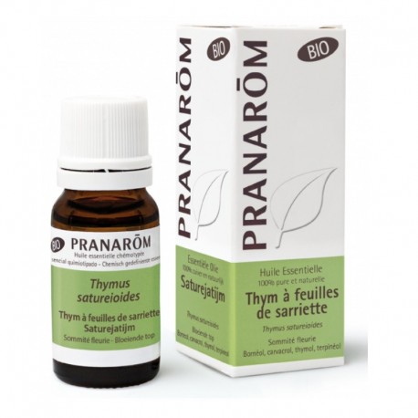 Pranarôm Huile Essentielle Thym à Feuilles de Sarriette Bio 10 ml 5420008526756