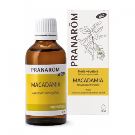 Pranarôm Huile Végétale Macadamia 50 ml 5420008596346