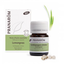 Pranarôm Perles d'Huile Essentielle Lemongrass Bio 60 Perles 5420008533921