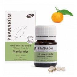 Pranarôm Perles d'Huile Essentielle Mandarinier Bio 60 Perles 5420008523700