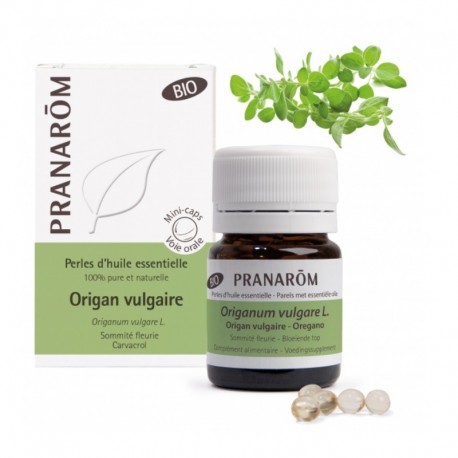 Pranarôm Perles d'Huile Essentielle Origan Vulgaire Bio 60 Perles 5420008556517