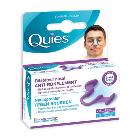 Quies Anti-Snoring Nasal Dilator Size Large 3435171571009