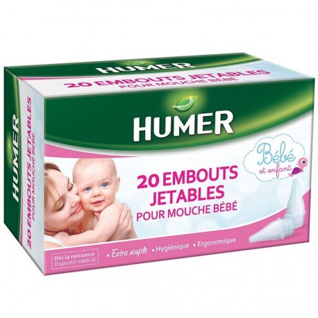 Humer 20 Embouts Jetables pour Mouche Bébé 3664492001401