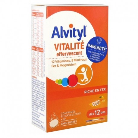 Alvityl Vitality Effervescent 30 Tablets 3664492022918