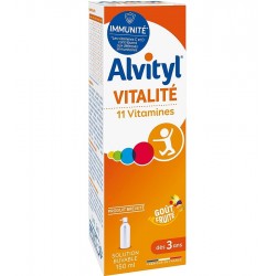 Alvityl Vitalité Solution Buvable Multivitaminée 150 ml 3664492022789