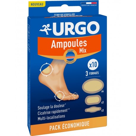 Urgo Ampoules Mix 10 Pansements 3664492021935