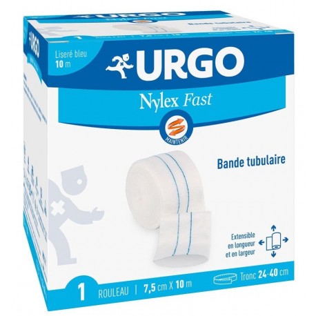 Urgo Nylex Fast Bande Tubulaire 7,5 cm x 10 m 3664492018362