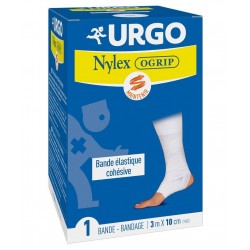 Urgo Nylexogrip Bande Élastique Cohésive Blanc 3 m x 10 cm 3664492015545