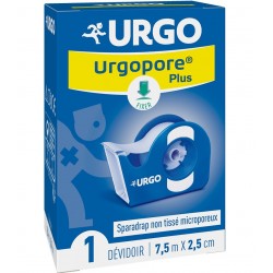 Urgo Urgopore Plus Sparadrap Microporeux 7.5 m x 2.5 cm