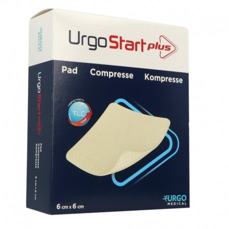 Urgo Urgostart Plus Compresse 6 cm x 6 cm 3546890000036