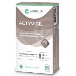 Codifra Actyvigil 30 Gélules 3664524000419