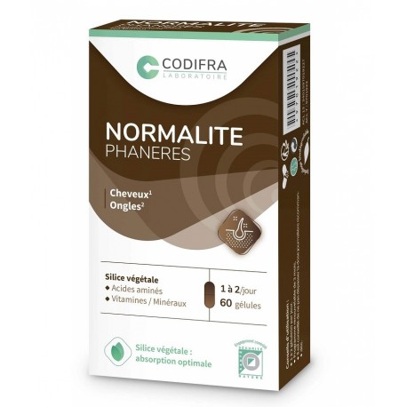 Codifra Normalite Phanères 60 Gélules 3401597019227