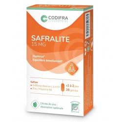 Codifra Safralite 15 mg 28 Gélules