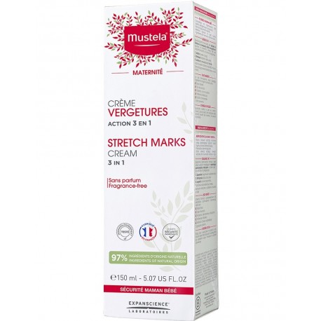 Mustela Maternity Stretch Marks Cream Fragrance-Free 150 ml 3504105033897