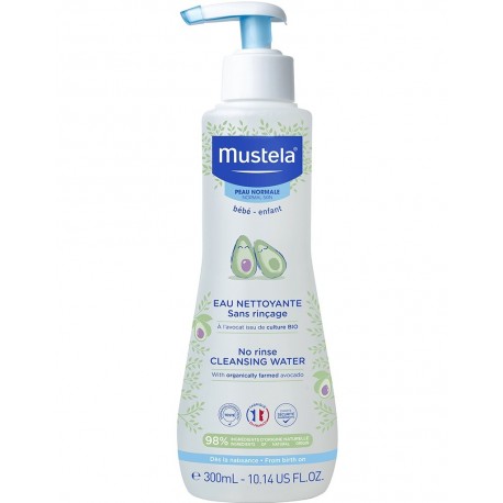Mustela Eau Nettoyante Sans Rinçage à l'Avocat Bio 300 ml 3504105035815
