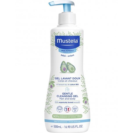 Mustela Gel Lavant Doux à l'Avocat Bio 500 ml 3504105035754