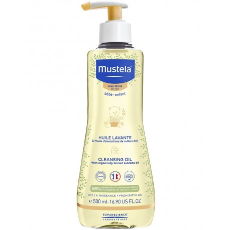 Mustela Cleansing Oil with Avocado 500 ml 3504105034290