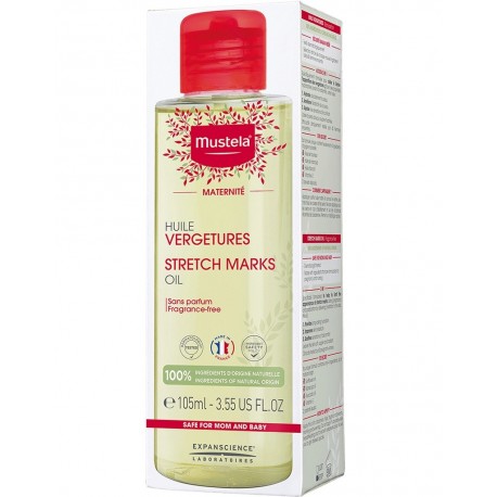 Mustela Maternity Stretch Marks Oil Organic 105 ml 3504105033873