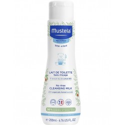 Mustela Lait de Toilette Sans Rinçage à l'Avocat Bio 200 ml