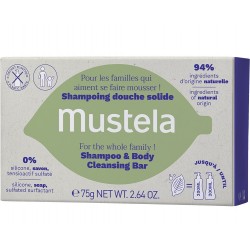 Mustela Shampoing Douche Solide 75 g 3504105039813