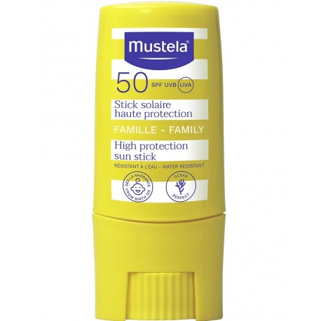 Mustela Stick Solaire Haute Protection SPF50 Famille 9 ml 3504105037772