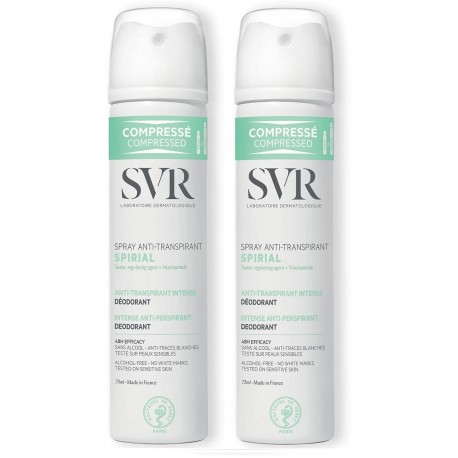 Svr Spirial Spray Anti-Transpirant 2 x 75 ml 3401326466285