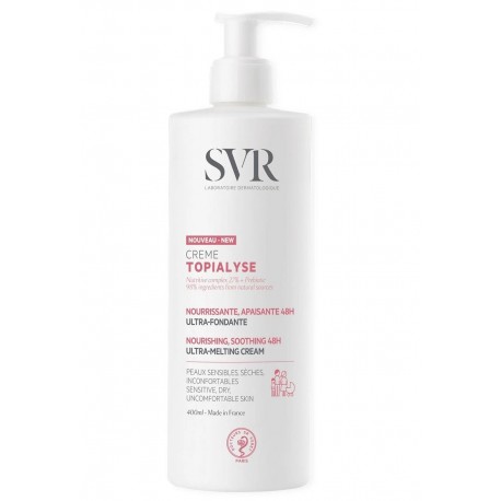 Svr Topialyse Nourishing Soothing 48H Cream 400 ml 3662361002443
