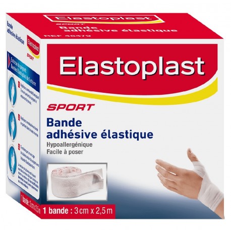 Elastoplast Bande Adhésive Élastique 3 cm x 2,5 m 4005800019234