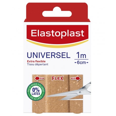 Elastoplast Universal Extra Flexible Plasters 1 m x 6 cm 4005800271601