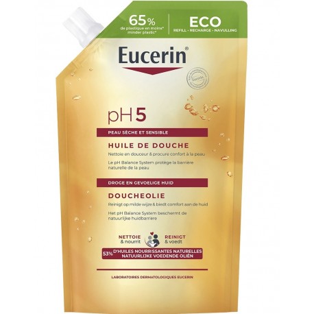 Eucerin pH5 Shower Oil Eco Refill 400 ml 4005800193729