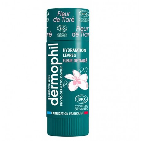 Dermophil Indien Lip Moisturizer Tiare Flowers Organic 4 g 3700322004836